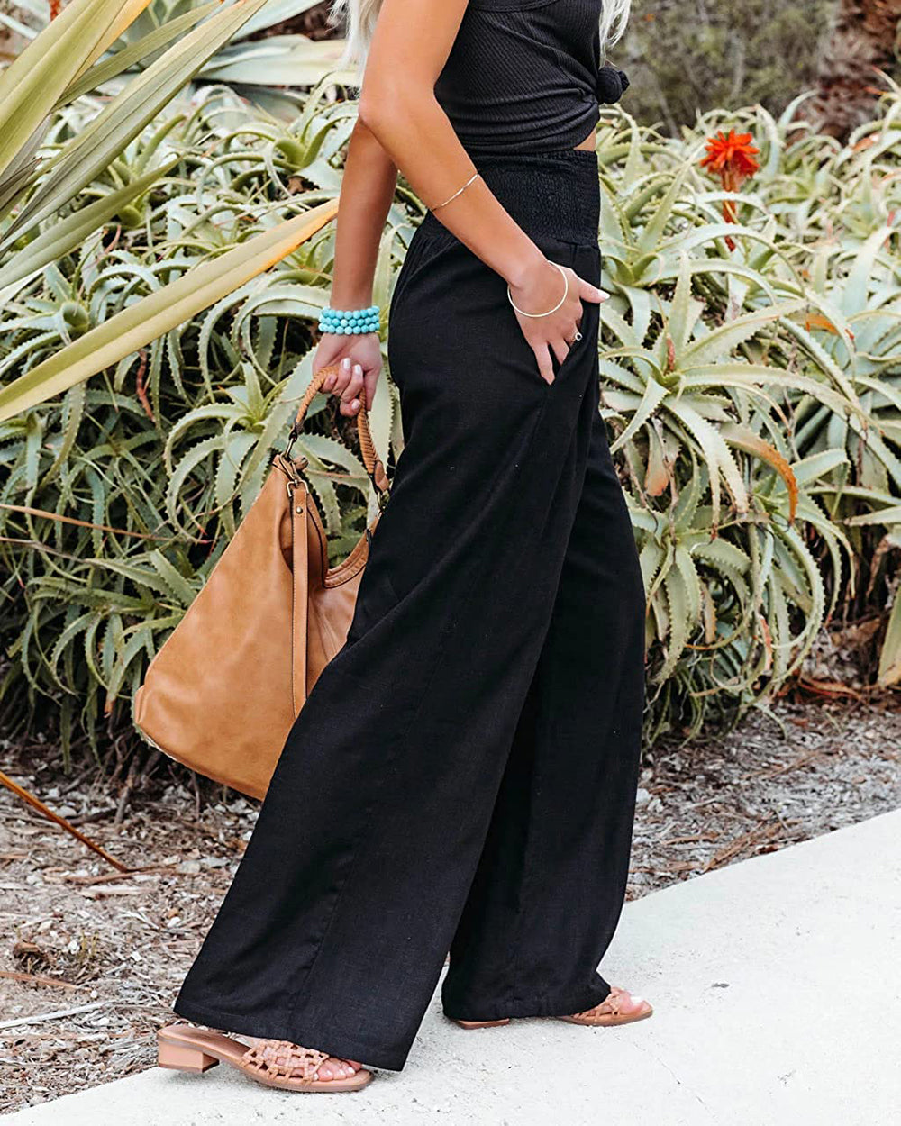 Sandra | Palazzo Pants – High Waist and Fluid Elegance