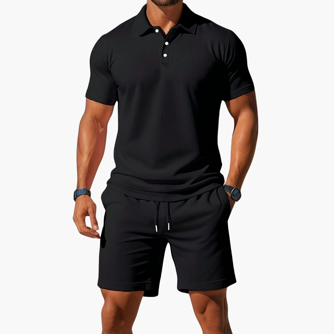 Albert | Completo – Polo e Pantaloni Corti per un Comfort Quotidiano