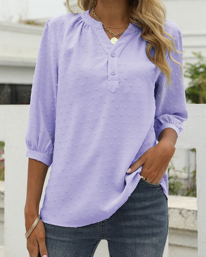 Janine | Klassische Bluse für Damen – Elegante Lässigkeit für den Alltag