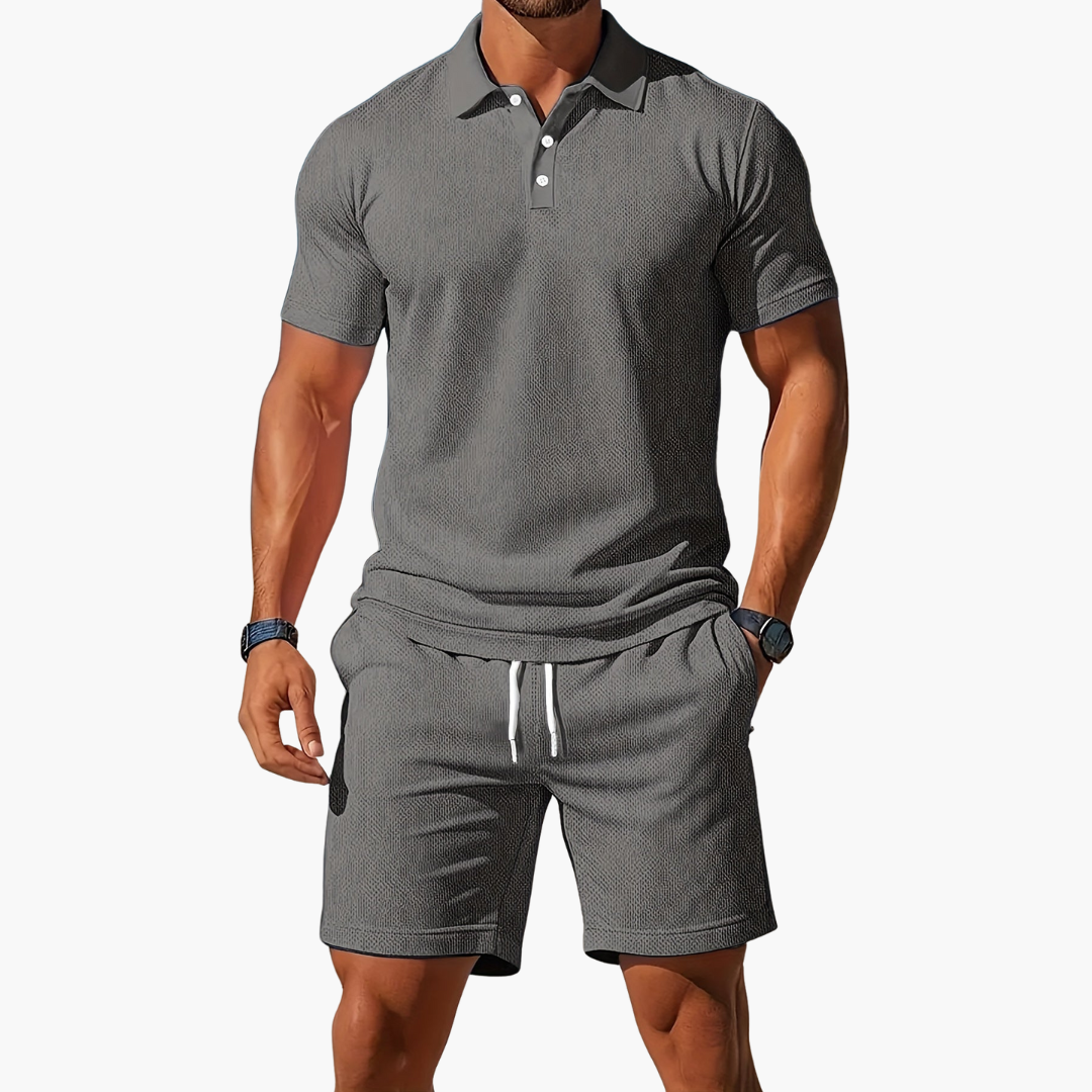 Albert | Completo – Polo e Pantaloni Corti per un Comfort Quotidiano