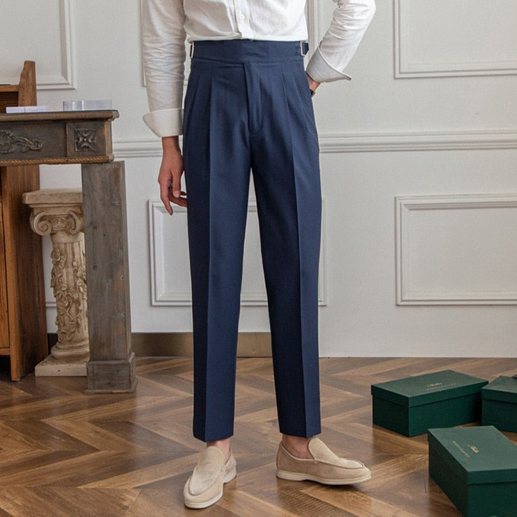 Axel | Pantalone Uomo Vita Alta – Eleganza Classica e Moderna