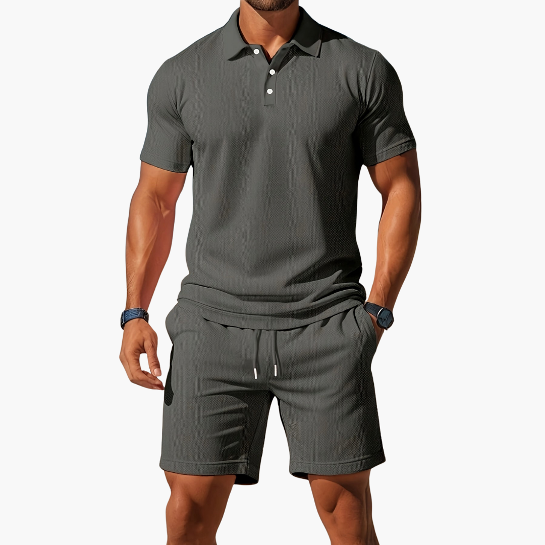 Albert | Completo – Polo e Pantaloni Corti per un Comfort Quotidiano