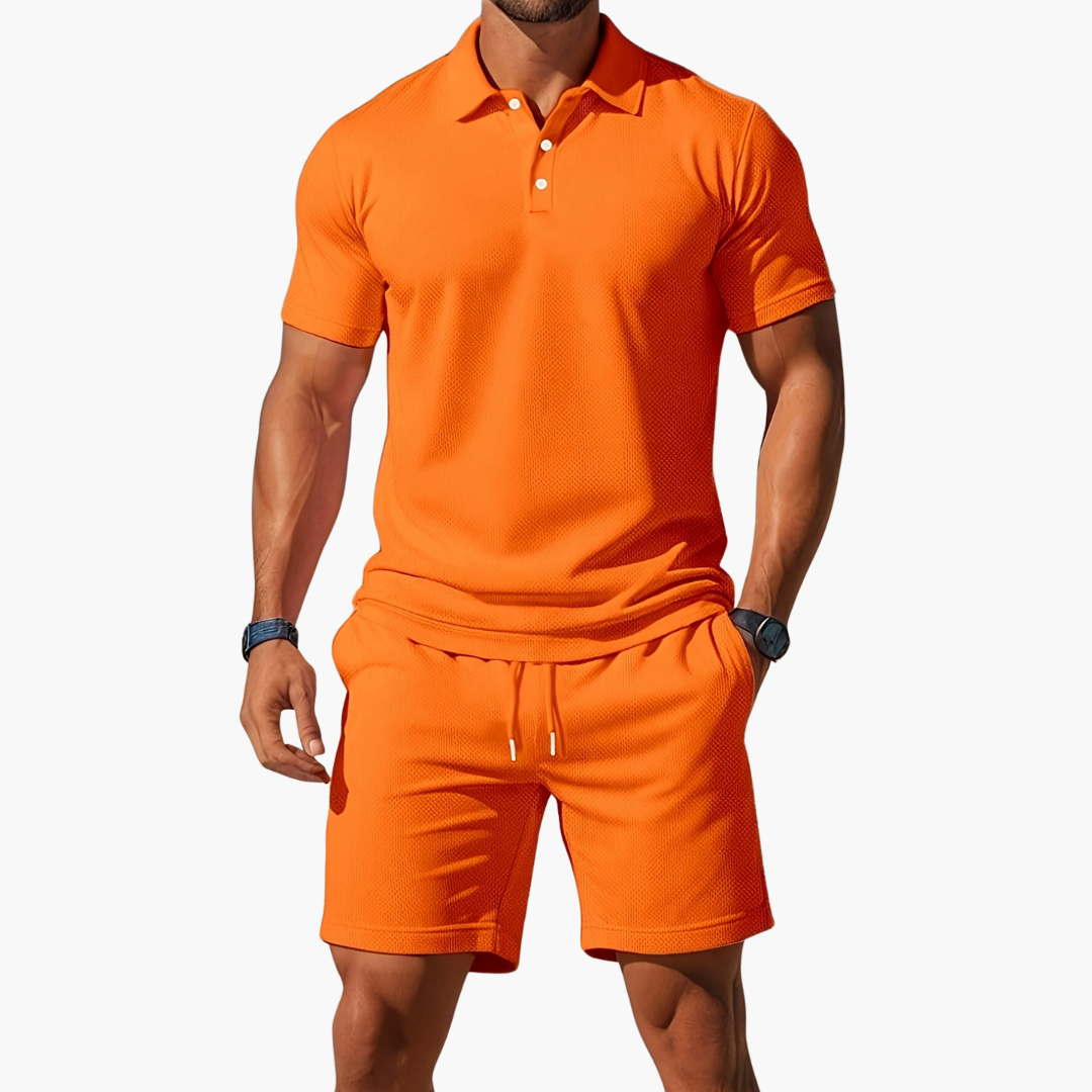 Albert | Completo – Polo e Pantaloni Corti per un Comfort Quotidiano