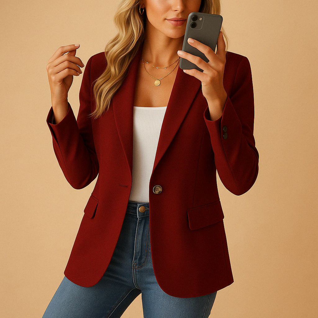 Mireille | Sacou Ajustat – Stil Chic și Versatil