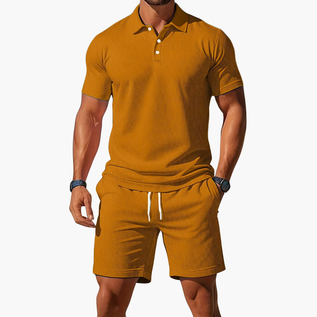Albert | Completo – Polo e Pantaloni Corti per un Comfort Quotidiano