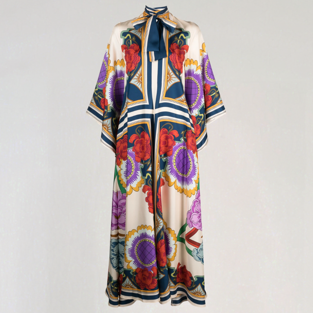Djamila | Maxiklänning Kaftan Bohem – Avslappnad och Flödande Elegans
