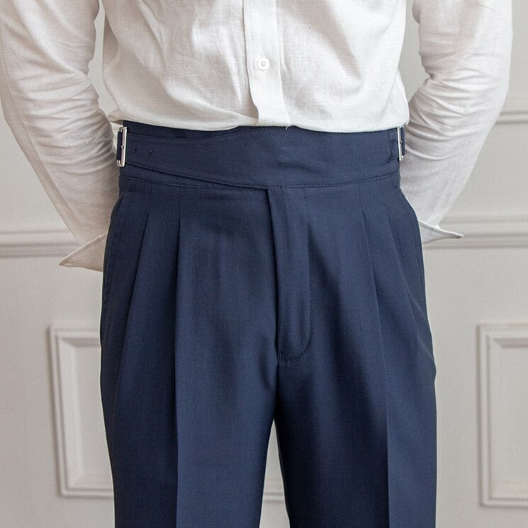 Axel | Pantalone Uomo Vita Alta – Eleganza Classica e Moderna