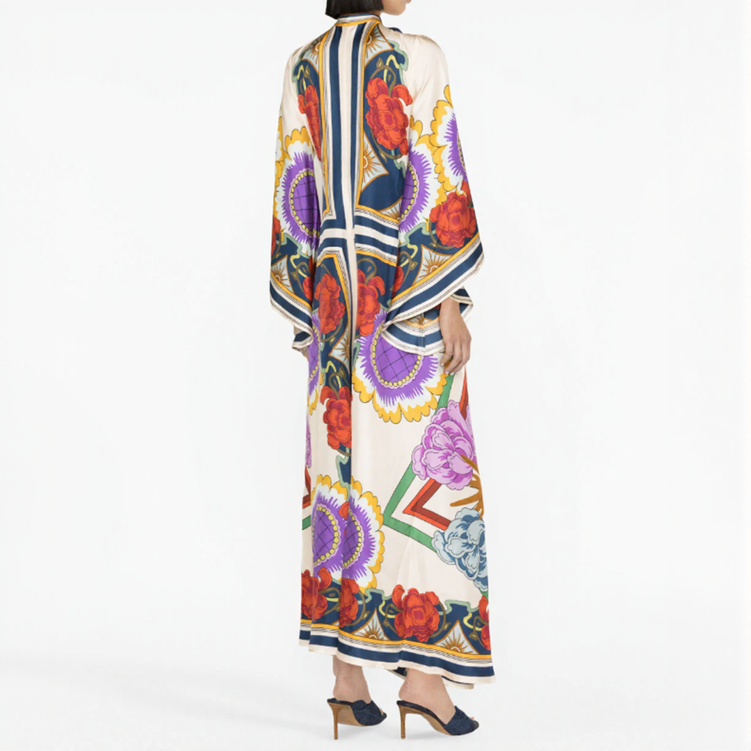 Djamila | Maxiklänning Kaftan Bohem – Avslappnad och Flödande Elegans