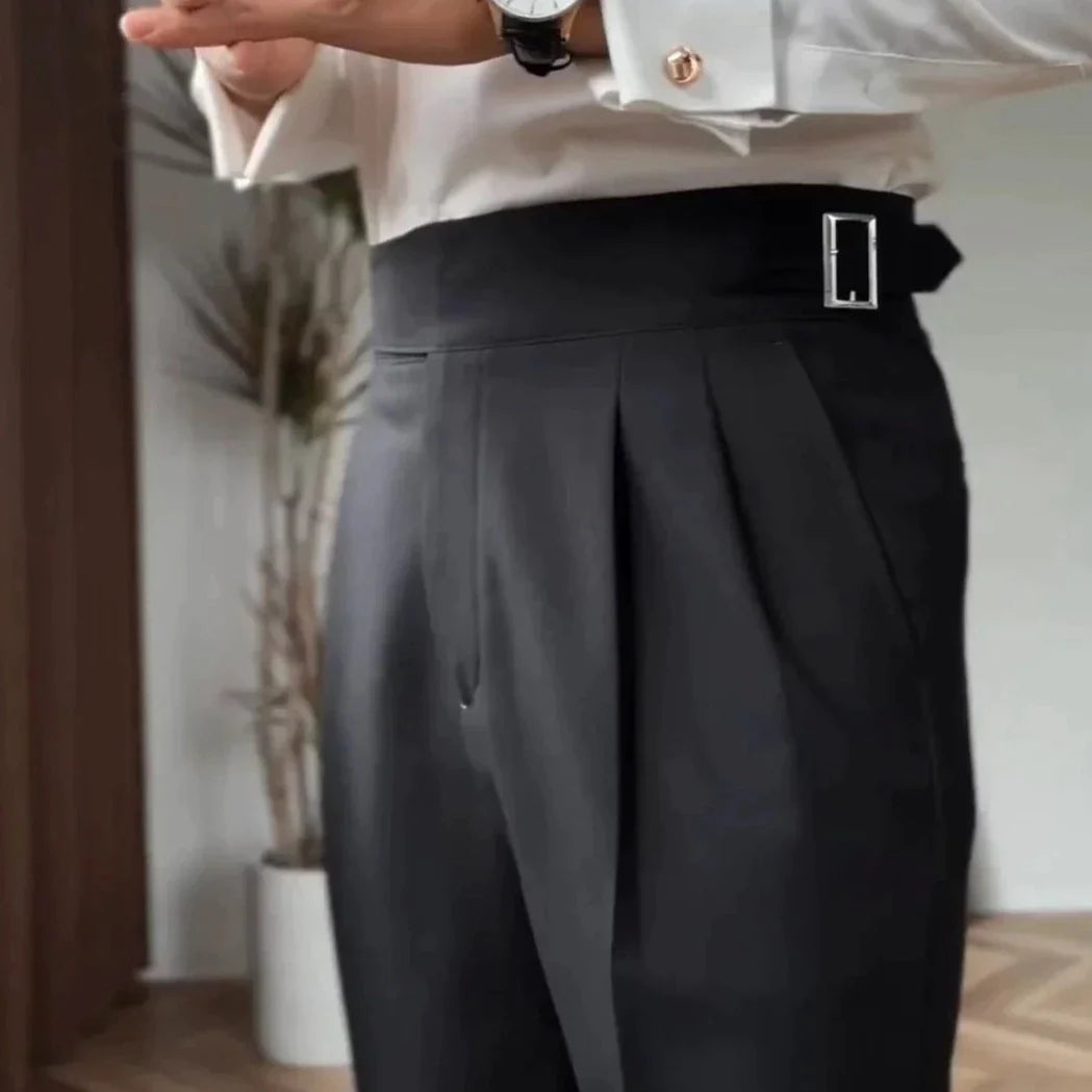 Axel | Pantalone Uomo Vita Alta – Eleganza Classica e Moderna