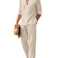 Nicolas | Set Bohème Chic – Haut Lacé & Pantalon Fluide