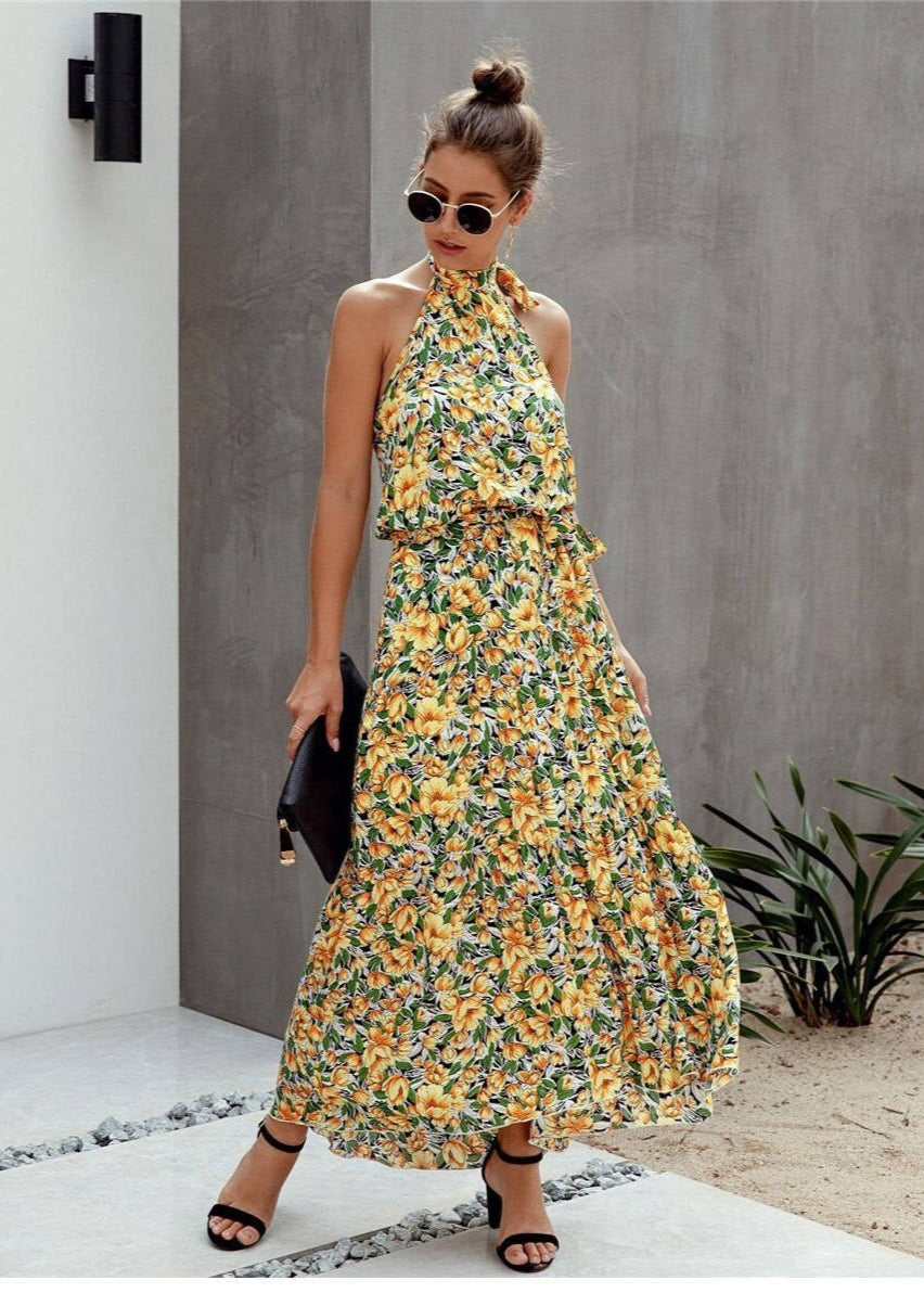 Judith | Rochie de vară boho cu imprimeu floral 