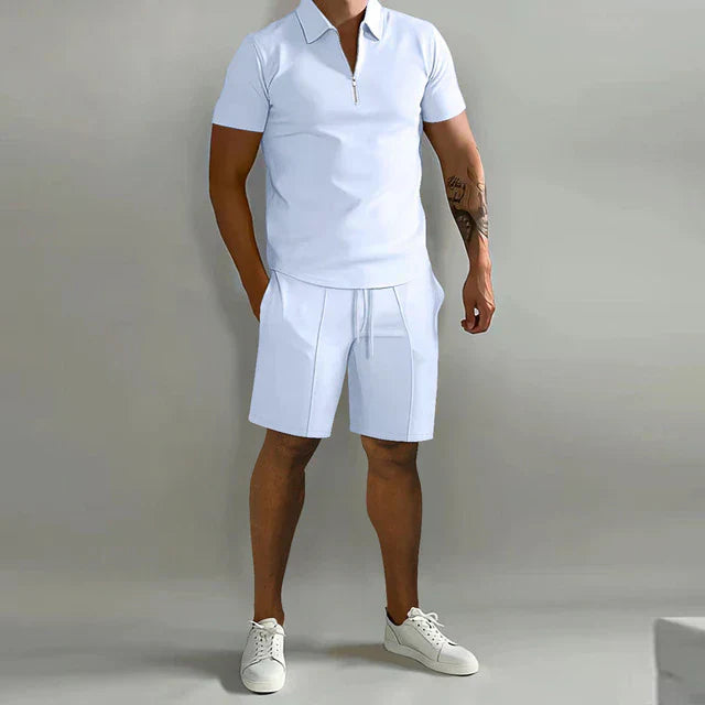 Brayan | Conjunto de Polo y Pantalones Cortos para Hombre 