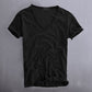 Viktor | T-shirt V-hals Korte Ærmer Løs Pasform 