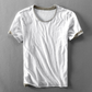 Fabio | T-shirt met ronde hals en zichtbare mouwen 