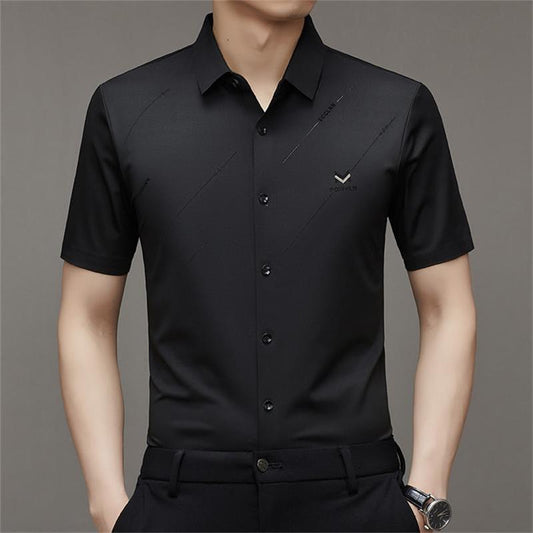 Clément | Premium Fluid Shirt with Satin Finish 