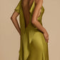 Josiane | Long Fluid Dress – Slit and Feminine Look 