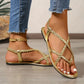 Ruth | Sandales Croisées Plates – Simplicité, Légèreté Et Style