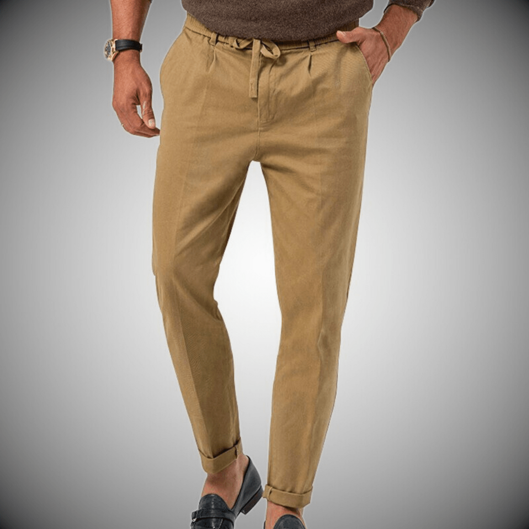 William | Pantalon Homme Avec Cordon – Polyvalent, Décontracté Et Tendance