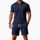 Albert | Completo – Polo e Pantaloni Corti per un Comfort Quotidiano 