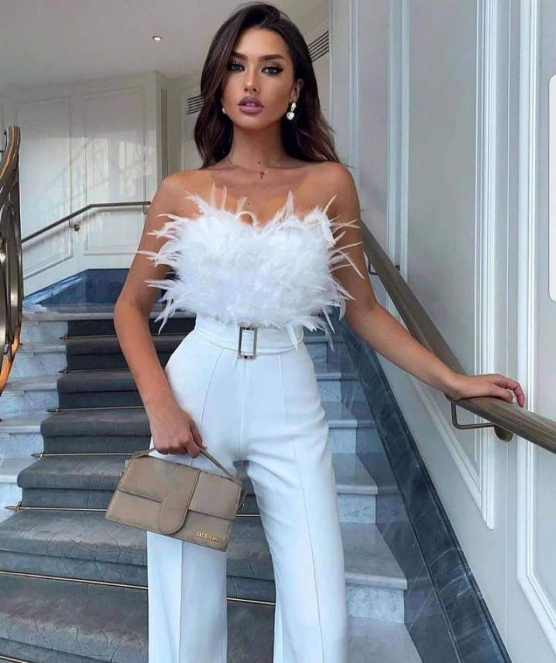 Indira | Elegante Combinatie Met Aangepaste Top 