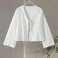 Ginia | Green Knotted Blouse – Casual and Refined Spirit 