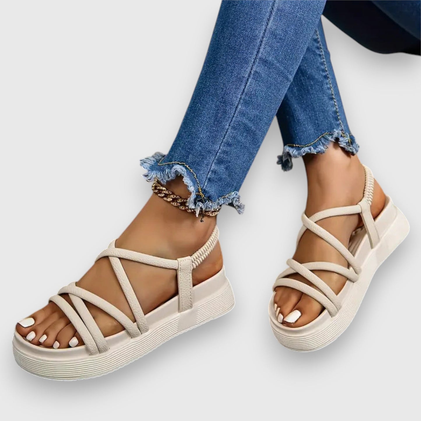 Louane | Flat Sandals – Casual Look and Soft Support 