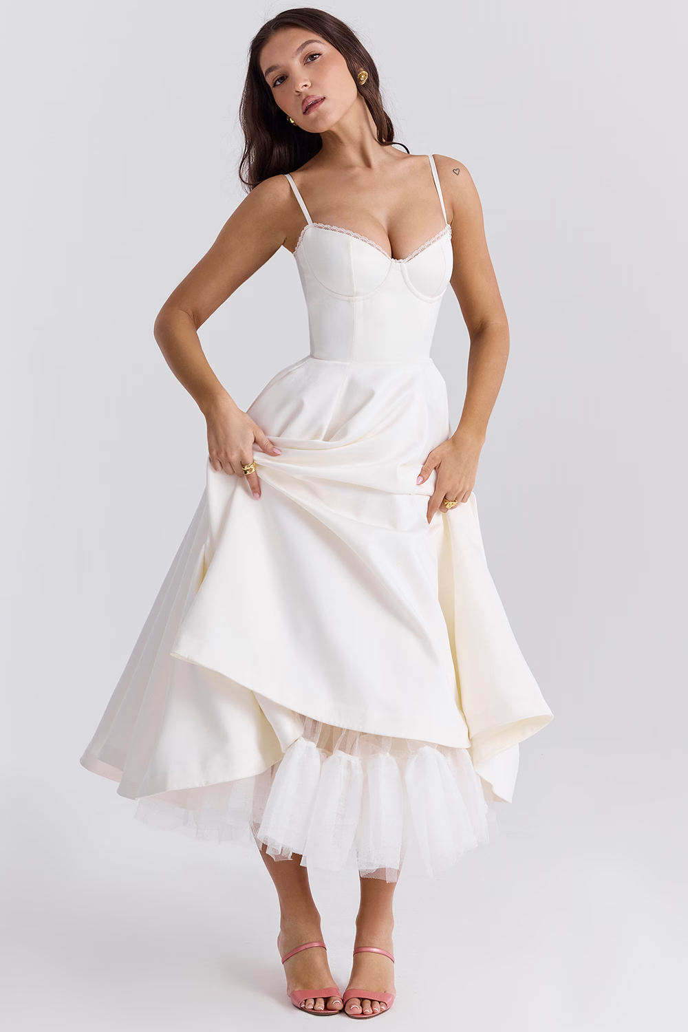 Gilda | Lange Ausgestellte Kleid – Zeitloser Charme und Weiblichkeit 
