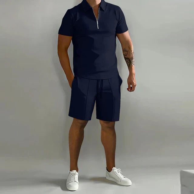 Brayan | Conjunto de Polo y Pantalones Cortos para Hombre 