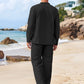 Nicolas | Set Bohème Chic – Haut Lacé & Pantalon Fluide