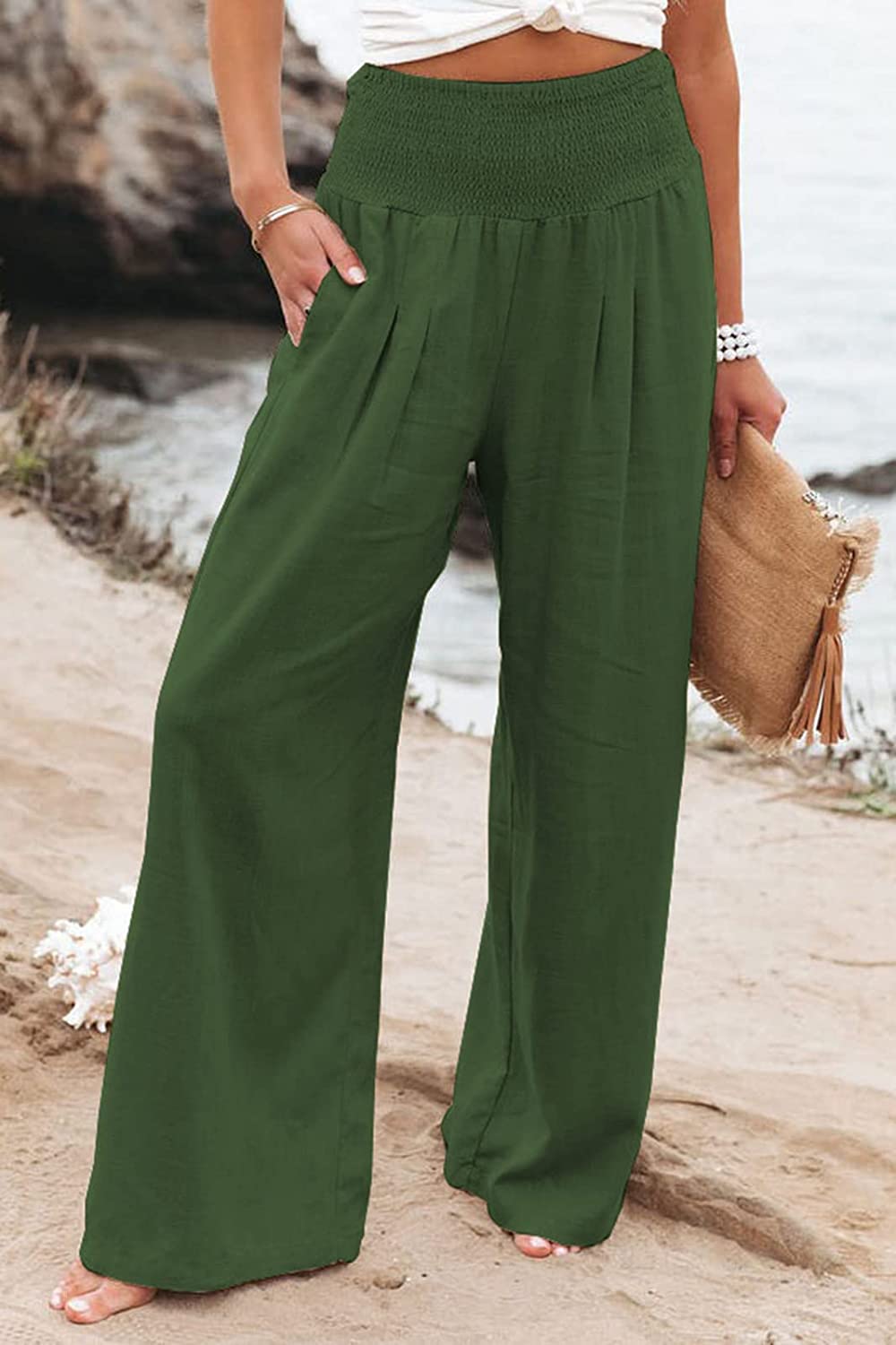 Sandra | Palazzo Pants – High Waist and Fluid Elegance 