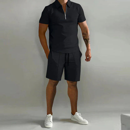 Brayan | Conjunto de Polo y Pantalones Cortos para Hombre 