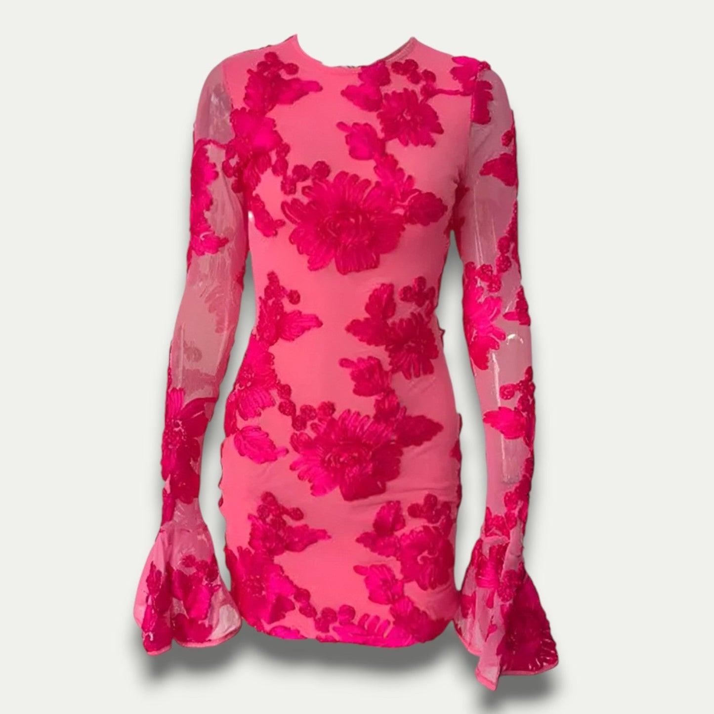 Amaya | Rochie Midi Elegantă – Spate Gol și Detalii Brodate 