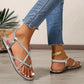Ruth | Sandales Croisées Plates – Simplicité, Légèreté Et Style