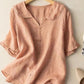 Perla | Elegant Short Shirt – Retro Style and Delicate Details 