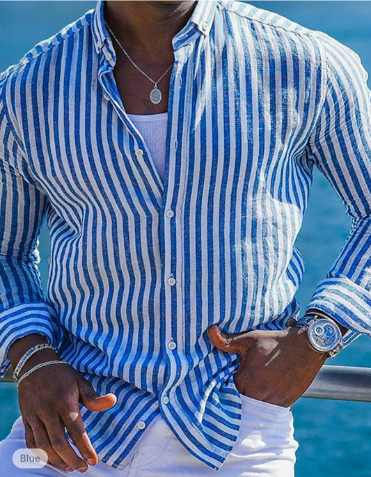 Johan | Elegant Striped Shirt 