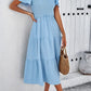 Sophie | Chic Bohemian Dress with Short Sleeves 
