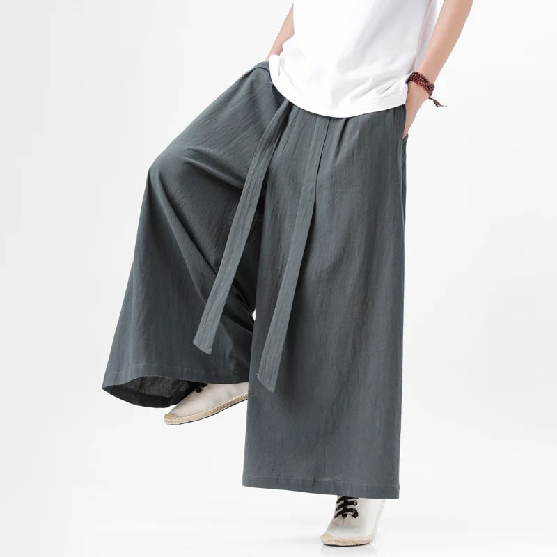 Lucien | Pantalón Amplio Inspiración Japonesa 