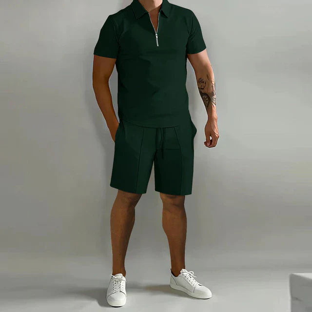 Brayan | Conjunto de Polo y Pantalones Cortos para Hombre 