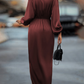 Marguerite | Rochie încrucișată elegantă cu mâneci lungi 