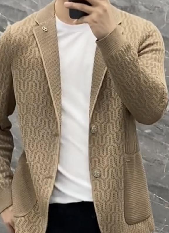 Lucas|Costume Tricotato Per Uomo – Comfort E Stile Quotidiano 