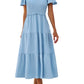 Sophie | Chic Bohemian Dress with Short Sleeves 