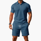 Albert | Completo – Polo e Pantaloni Corti per un Comfort Quotidiano 