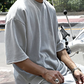 Adrien|Insieme T-Shirt Oversize e Pantaloni Corti per un Look Confortevole e Stile 