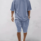 Adrien|Insieme T-Shirt Oversize e Pantaloni Corti per un Look Confortevole e Stile 