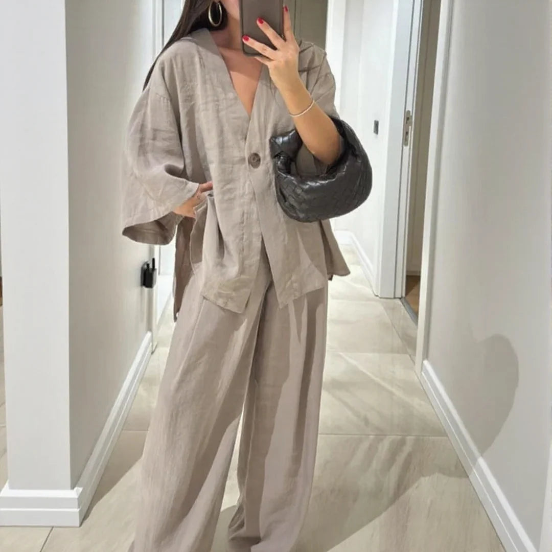 Lucie | Conjunto Descontractado – Estilo Confortable en el Día a Día 